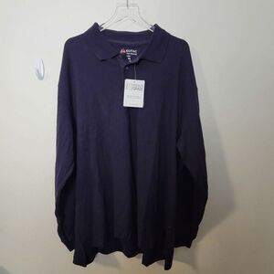 Elite Operator Tactical Mens long sleeve pocket polo shirt NWT Navy Blue Size XX